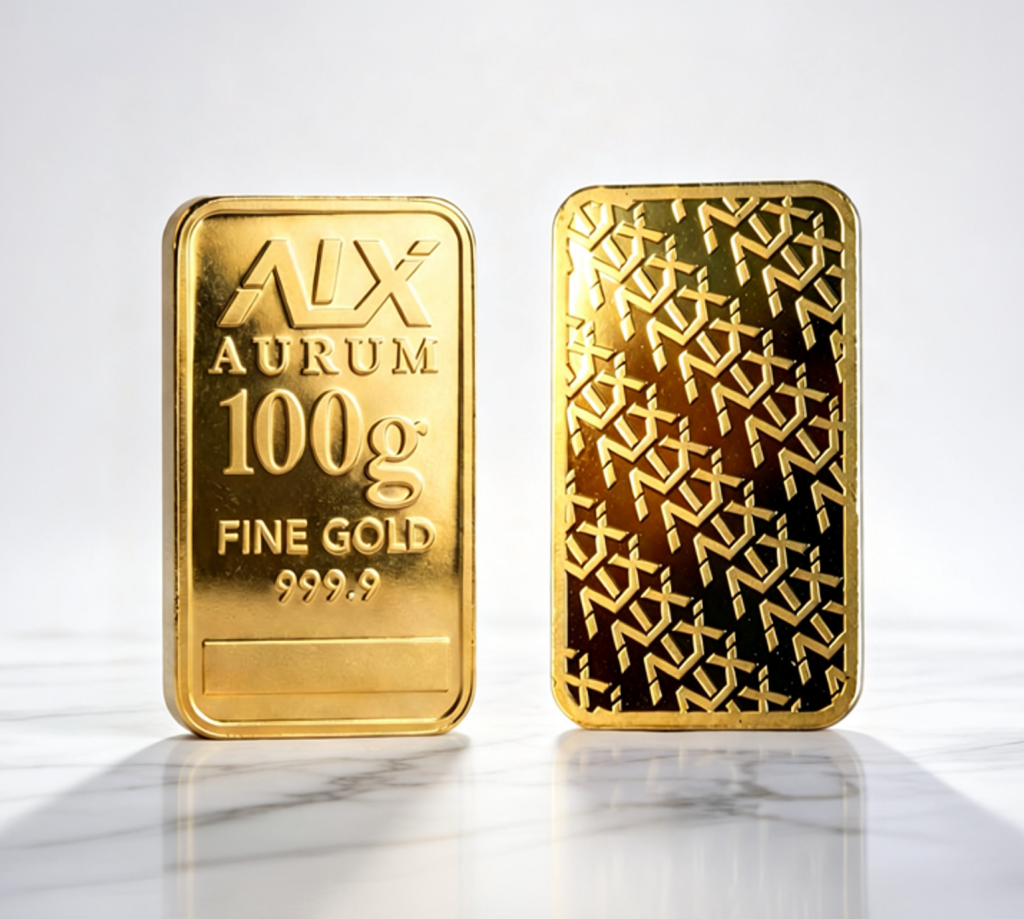 100gram mockup aurumlx square
