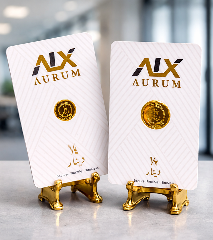 Physical Gold Malaysia 24K gold dinar AurumLX