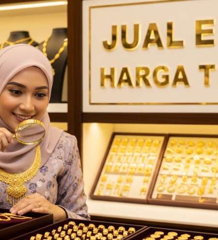 cara jual emas dengan harga tinggi di Malaysia