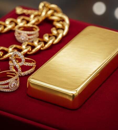 Gold Bar vs Jewellery