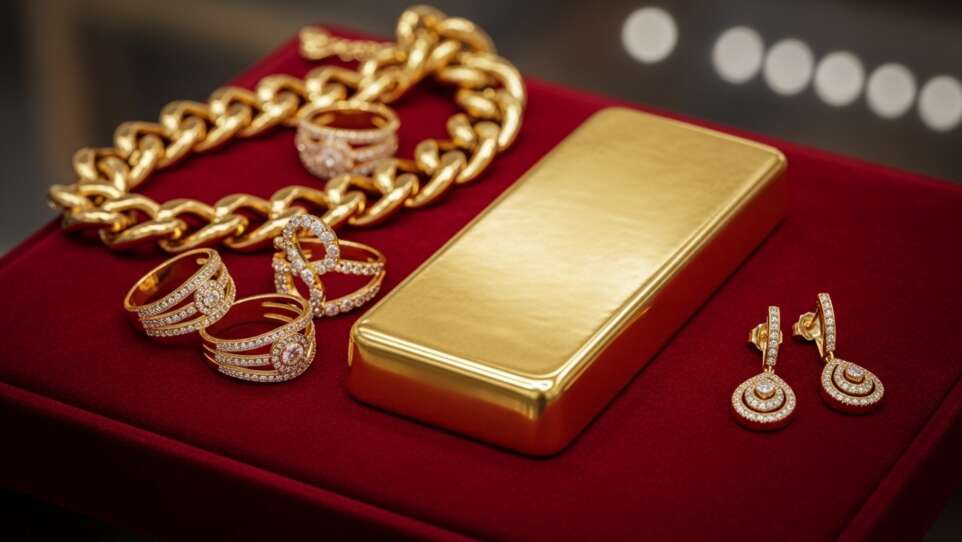 Gold Bar vs Jewellery